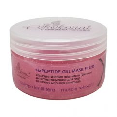 Космецевтическая гель-маска (филлер) антигравитационная для лица на основе морского винограда sixPEPTIDE GEL MASK FILLER, 200 мл