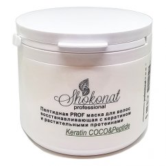  Пептидная PROF маска для волос восстанавливающая с кератином и растительными протеинами Keratin COCO&Peptide