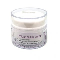 Скраб-гоммаж ПИЛИНГ «Шоколадно-вишневый микс» для лица и тела для сухой, обезвоженной, возрастной кожи, 50 мл