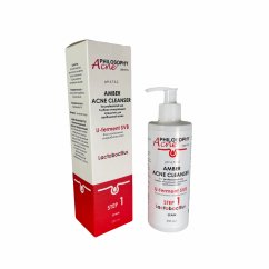 Глубоко очищающее средство для проблемной кожи 250 МЛ дозатор/AMBER АCNE CLEANSER 250ML