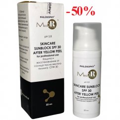 SUNBLOCK SPF 30 AFTER YELLOW PEEL/ ЗАЩИТА И ВОССТАНОВЛЕНИЕ ОТ СОЛНЦА ПОСЛЕ ЖЕЛТОГО ПИЛИНГА