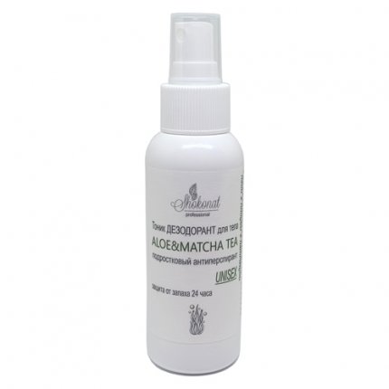 Тоник ДЕЗОДОРАНТ для тела ALOE&MATCHA TEA подростковый антиперспирант UNISEX