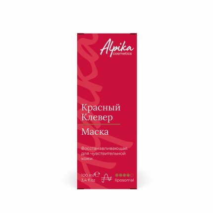Восстанавливающая маска для чувствительной кожи Красный Клевер, 100мл(изображение 3)
