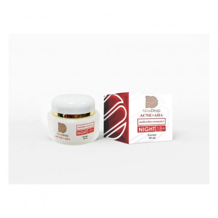 Acne + AHA ночной крем 18+