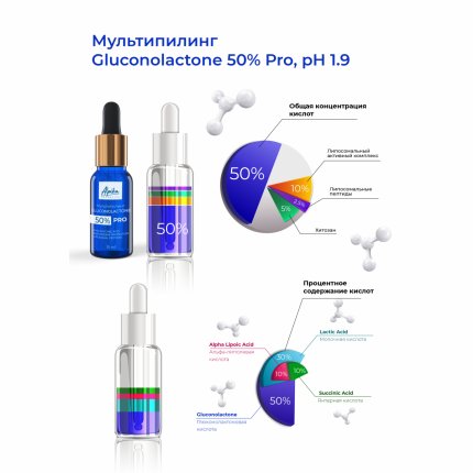 Мультипилинг Gluconolactone 50%, 15 мл(изображение 2)