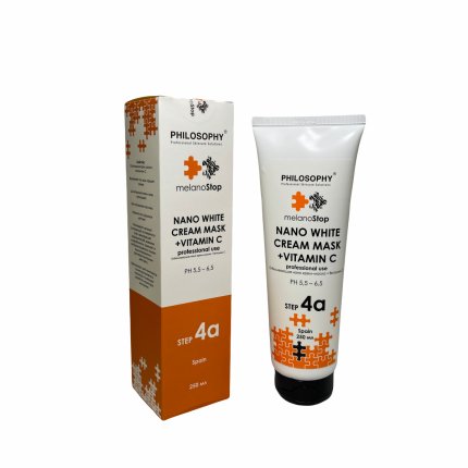 NANO WHITE CREAM MASK+VITAMIN С ОТБЕЛИВАЮЩАЯ НАНО КРЕМ-МАСКА + ВИТАМИН С  250 ml step 4a(изображение 2)