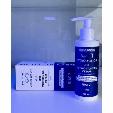 Blue Moisturizing cream 150 ml / Легкий увлажняющий крем ШАГ 7(изображение 4)