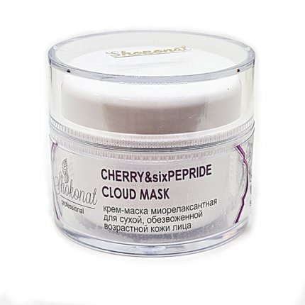 Крем-маска миорелаксантная CHERRY&sixPEPRIDE CLOUD MASK для сухой обезвоженной возрастной кожи лица