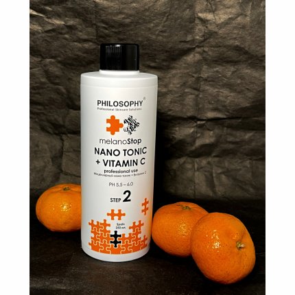 NANO TONIC + VITAMIN C PROFESSIONAL USE МИЦЕЛЛЯРНЫЙ НАНО ТОНИК+ВИТАМИН С 250 ml step 2(изображение 3)