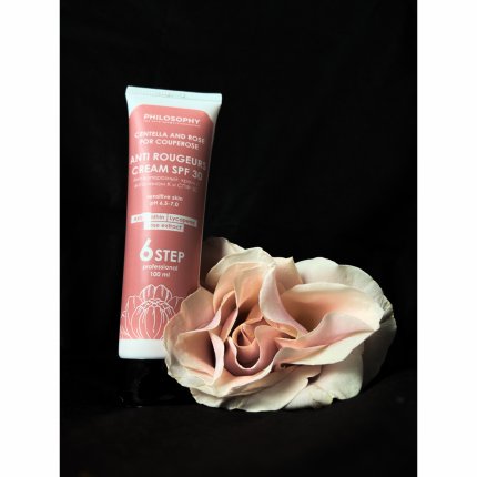 PHILOSOPHY CENTELLA AND ROSE FOR COUPEROSE ANTI ROUGEURS SPF 30 SENSITIVE SKIN PROFESSIONAL/ АНТИКУПЕРОЗНЫЙ КРЕМ C ВИТАМИНОМ К И СПФ 30, 100 мл step 6(изображение 3)