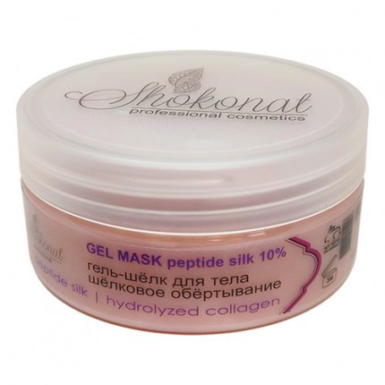  Гель-шёлк для тела шёлковое обёртывание (несмываемое) GEL MASK peptide silk 10%, 150 мл